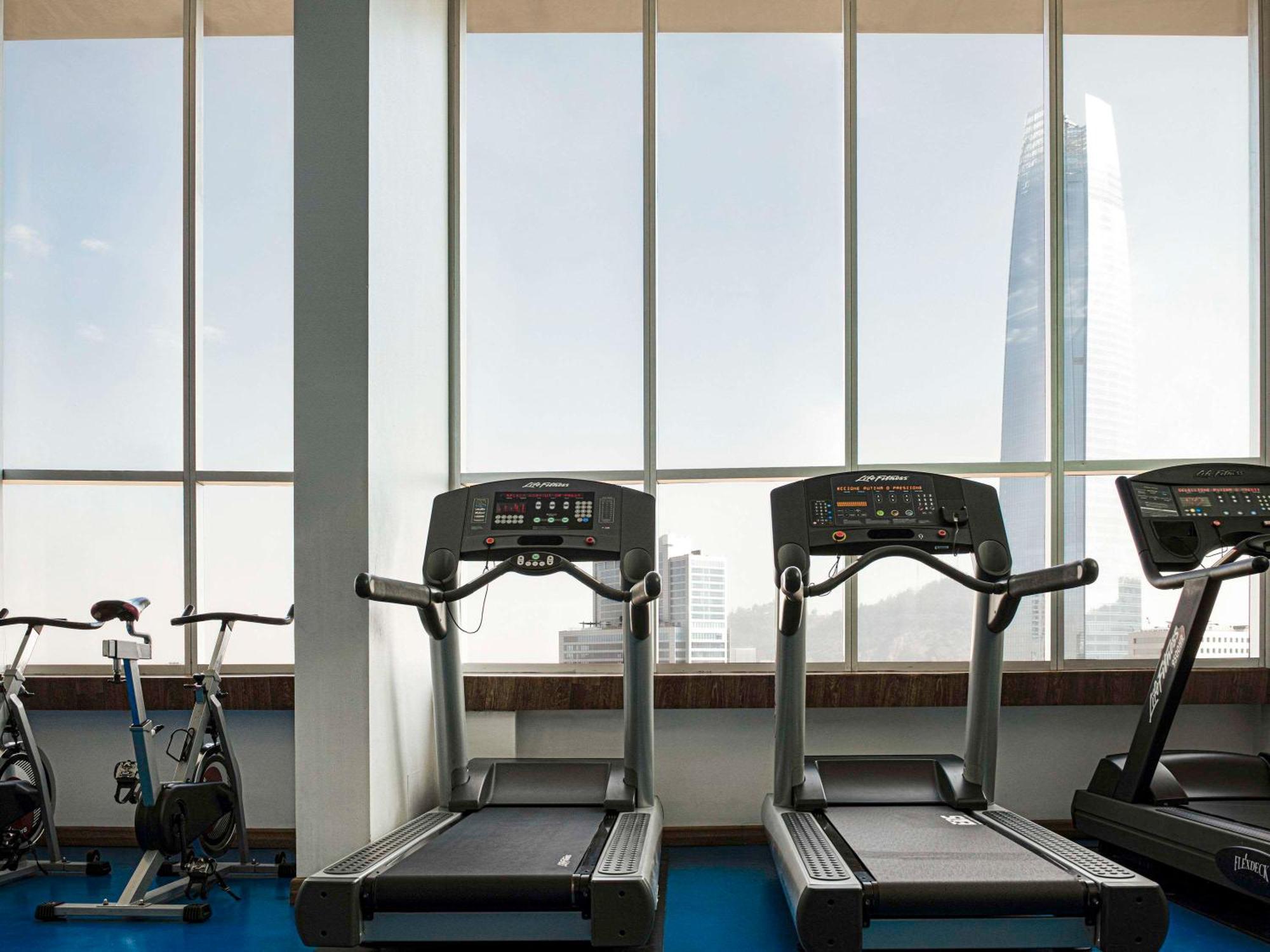 Pullman Santiago El Bosque Hotel Luaran gambar The gym at the hotel